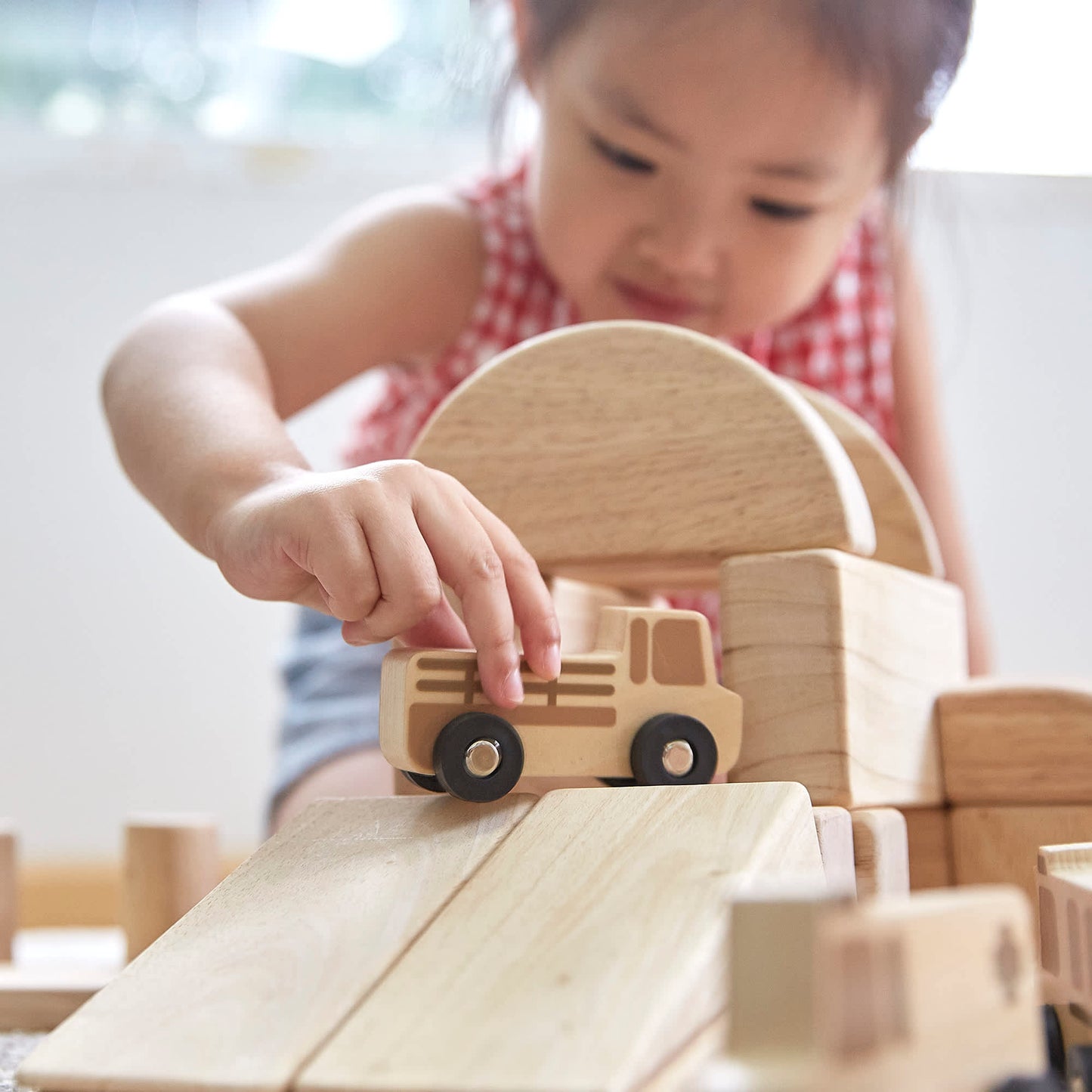 Mini Wooden Trucks - Set of 10
