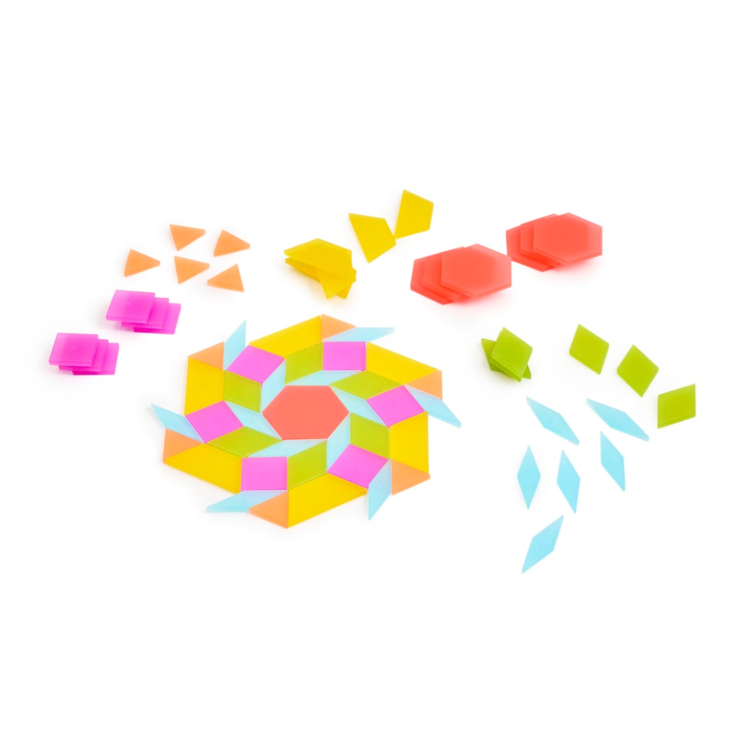 Translucent Tangram Tiles