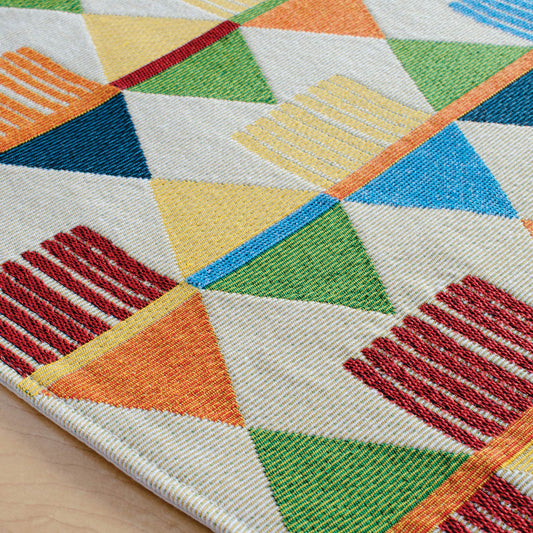 Vivid Primary Decorative Runner - 64" x 13"