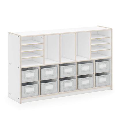 EdQ Shelves and 10 Bin Storage Unit - 30"