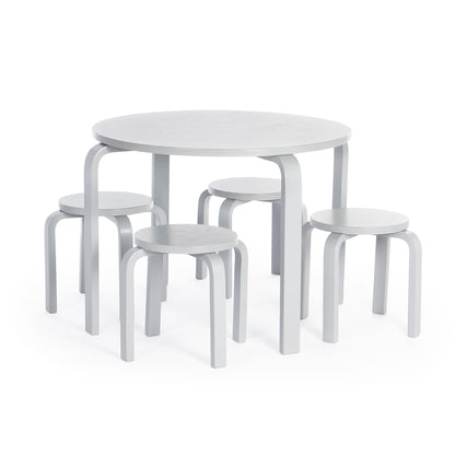 Nordic Toddler Table and Stool Set