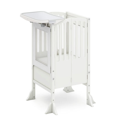 Contemporary Kitchen Helper Toddler Tower and Mealtime and Play Tray Bundle