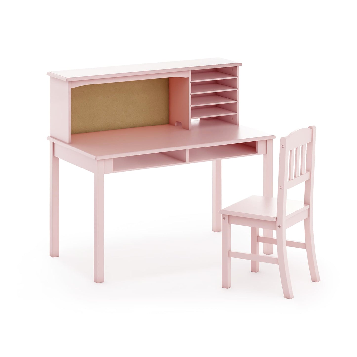 Kids' Media Desk, Hutch and Chair Set