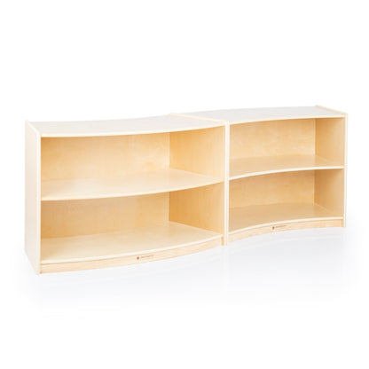 2-Shelf Left Curved Storage - 24"