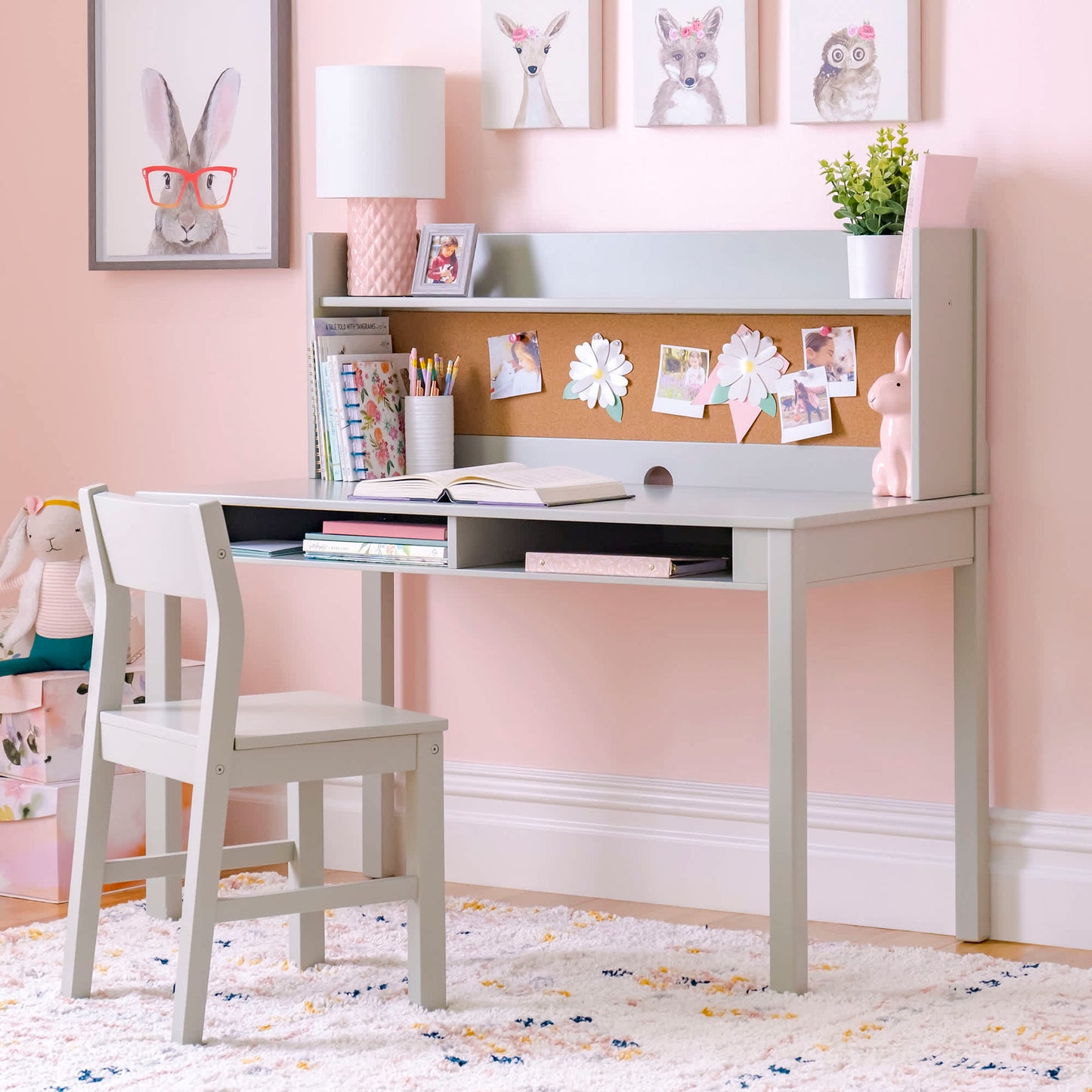 Martha Stewart Kids' Desk with Hutch and Chair