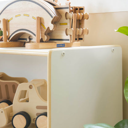 EdQ 2-Shelf 5-Compartment Storage with Bins - 30"