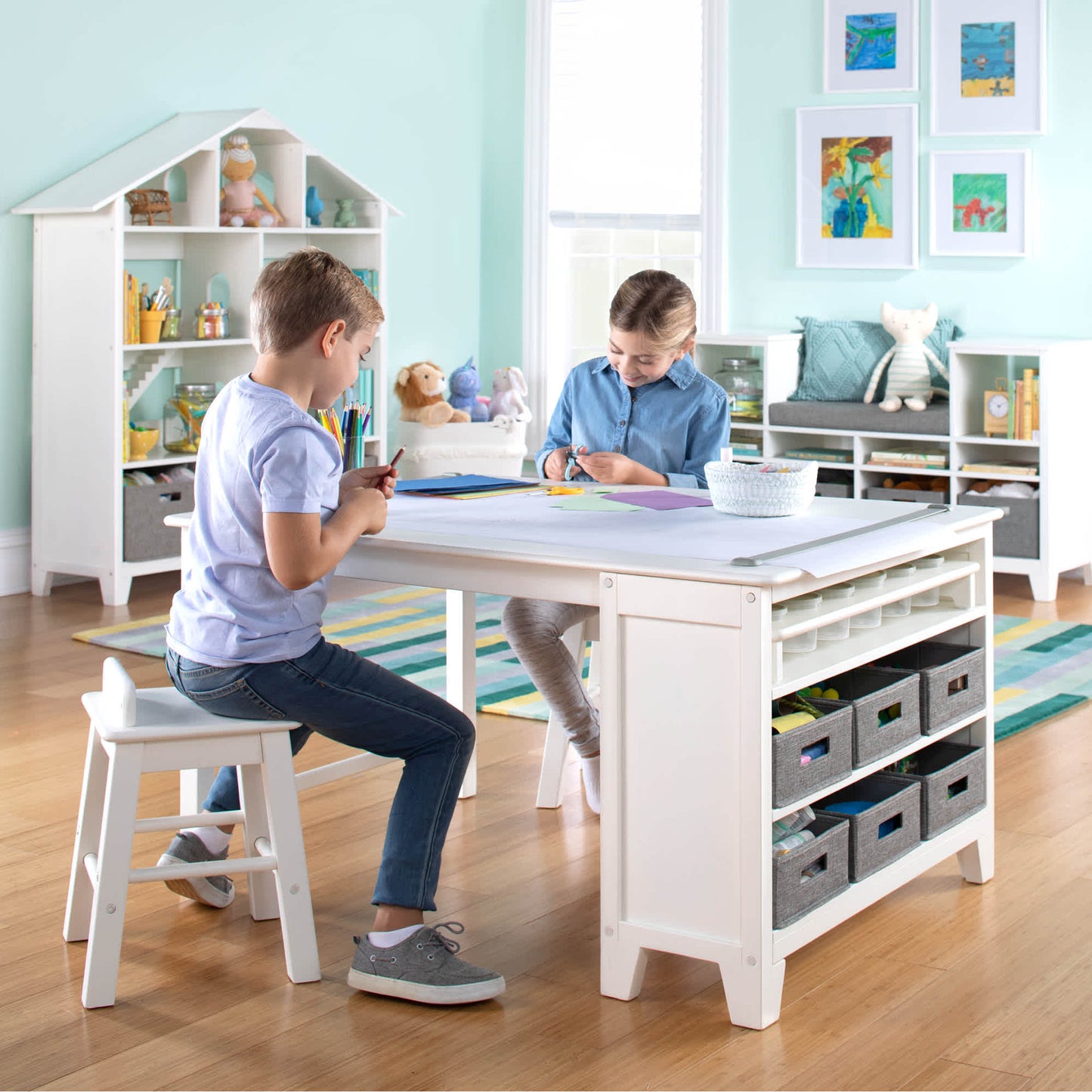 Martha Stewart Kids' Art Table and Stool Set