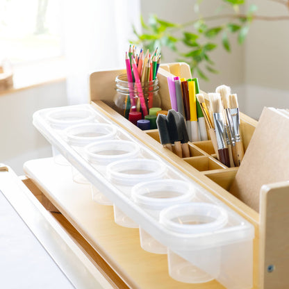 Design Studio - 3 in 1 Art Table, Drafting Table, Easel, and Stool