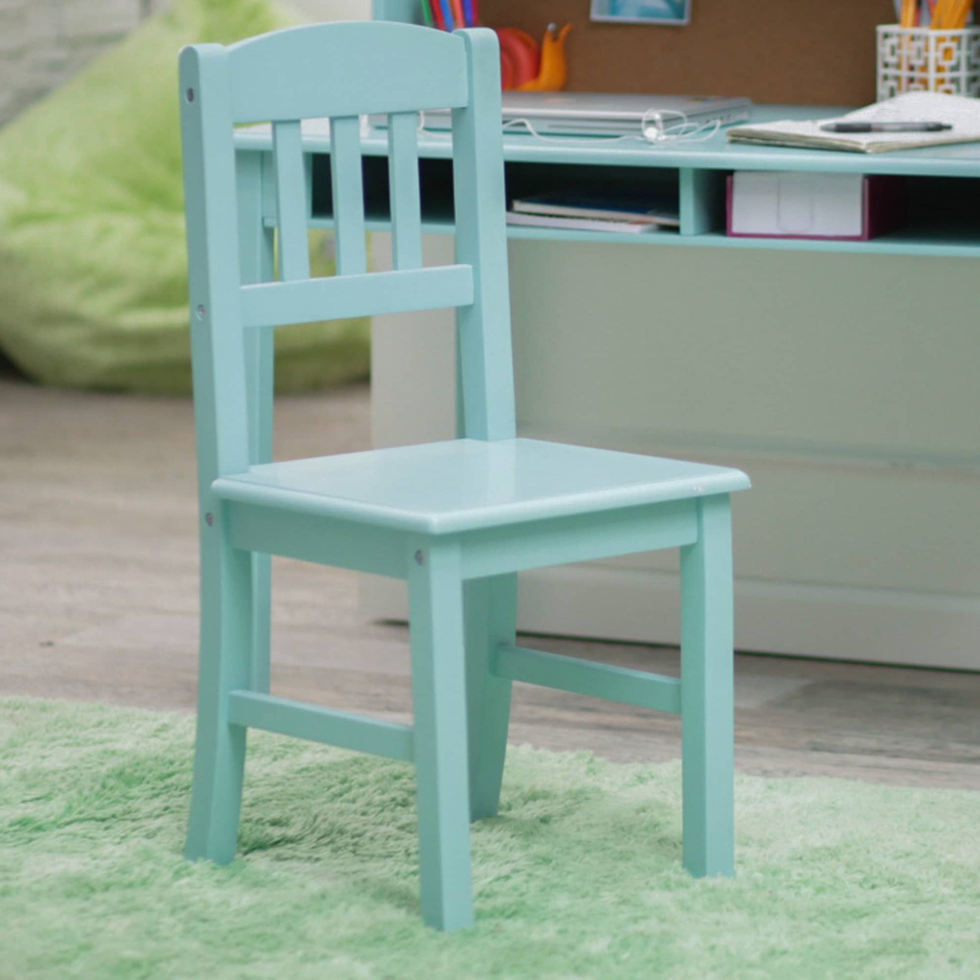 Kids' Media Desk, Hutch and Chair Set