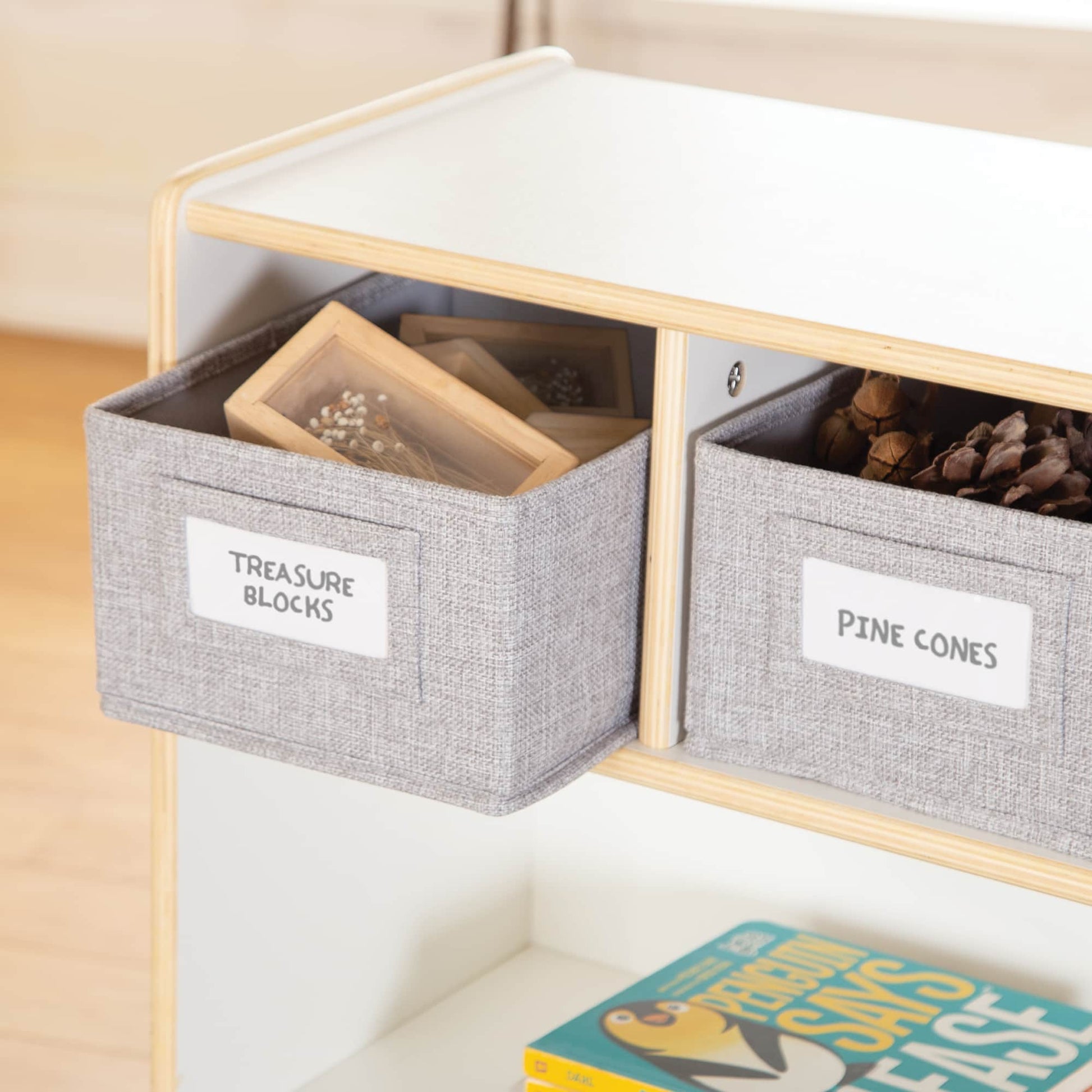 EdQ Shelves and 5 Bin Storage Unit - 30"