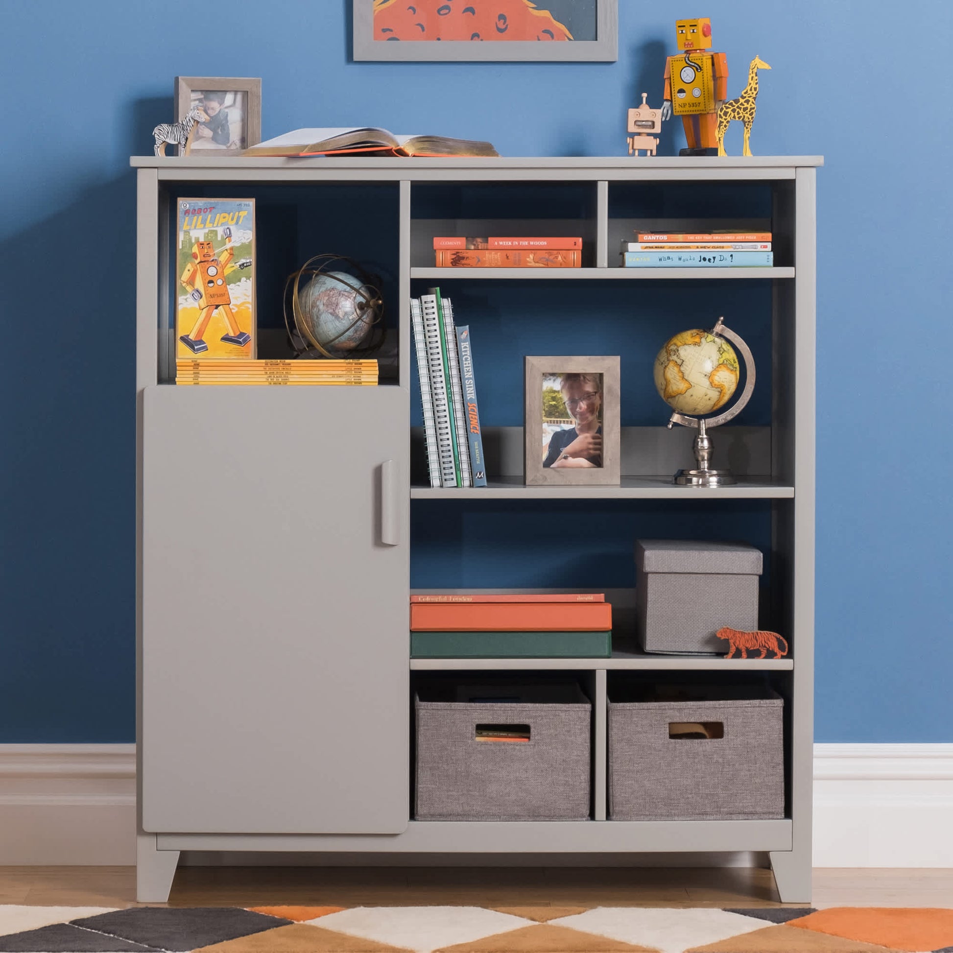 Martha Stewart Kids' Media System Bookshelves and Bins