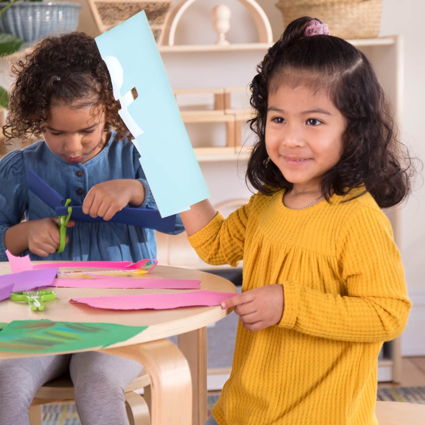 Nordic Toddler Table and Stool Set