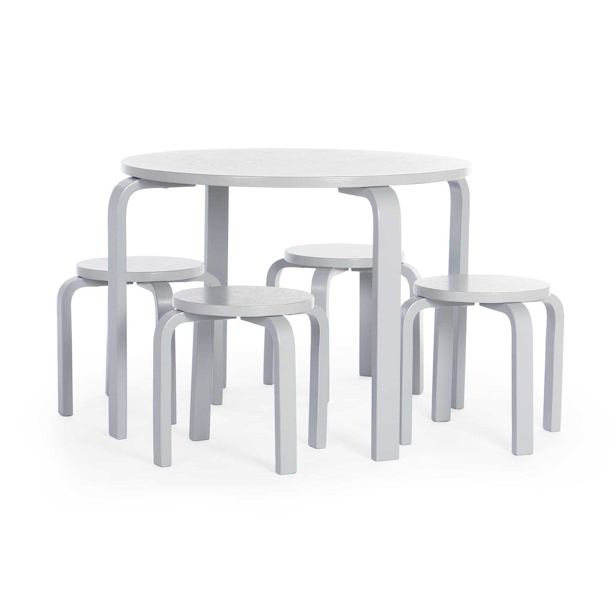 Nordic Toddler Table and Stool Set