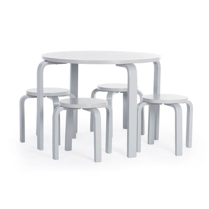Nordic Toddler Table and Stool Set