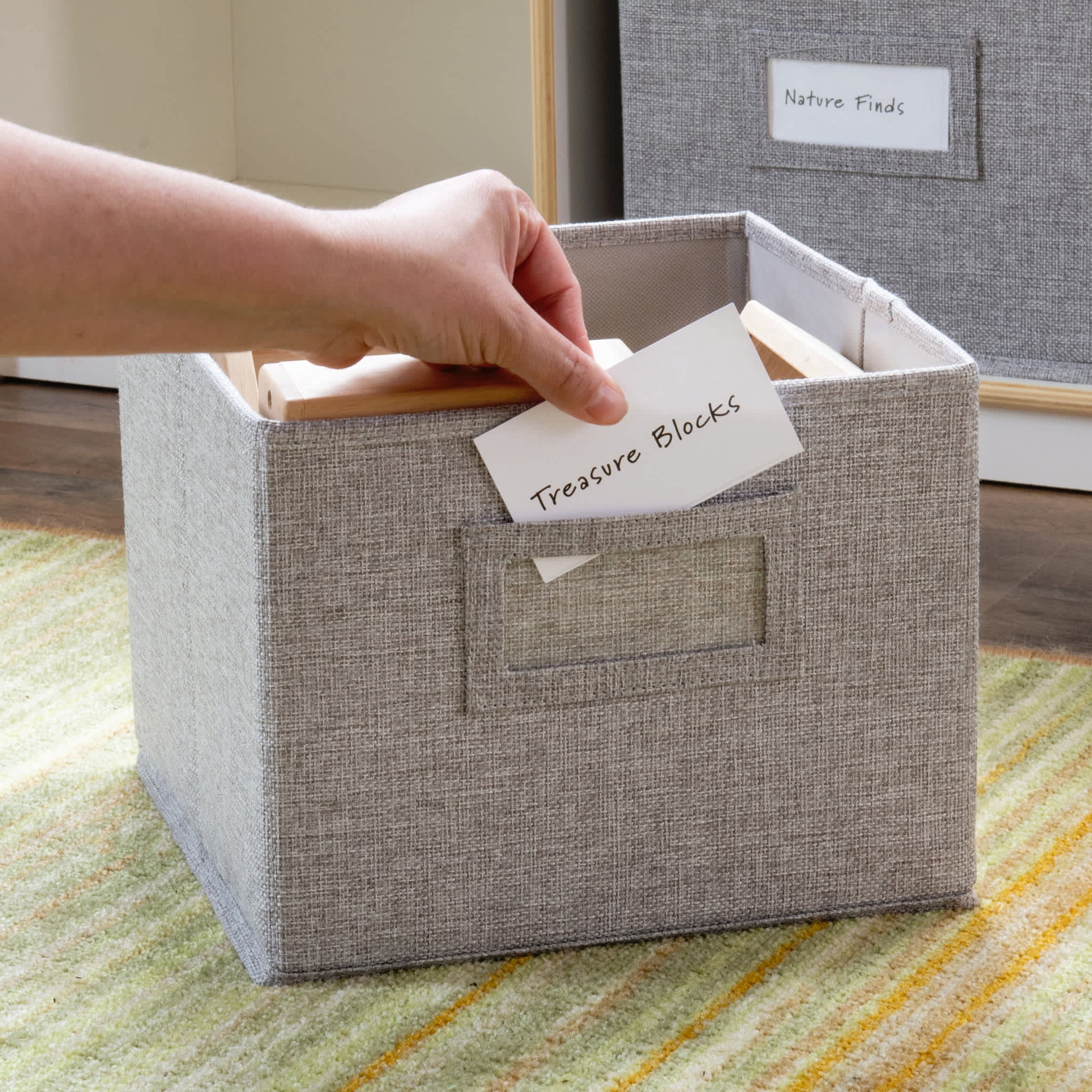 EdQ 2-Shelf 5-Compartment Storage with Bins - 30"